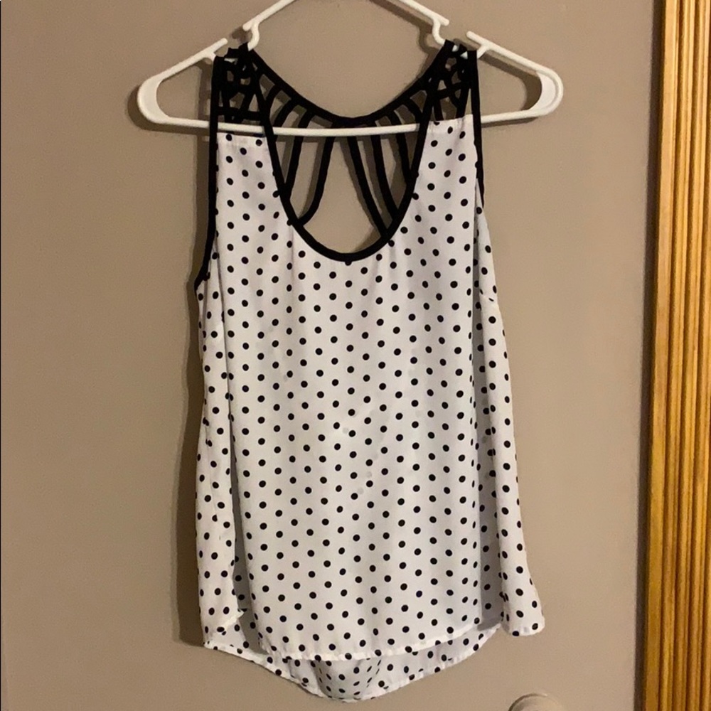 Flowy top.